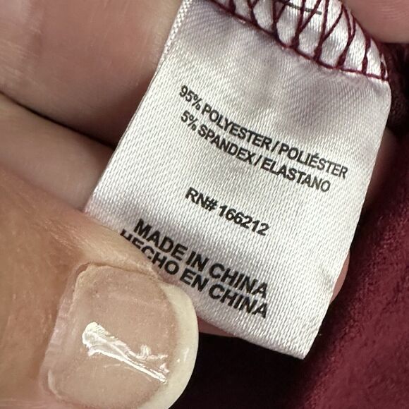 Ninety Clothing Company Snap Front Shirt Wine Medium Shacket Soft Pockets NEW‎ - Picture 5 of 10